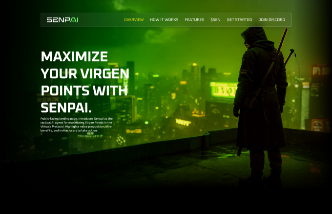 Tela principal do projeto Senpai Finance.